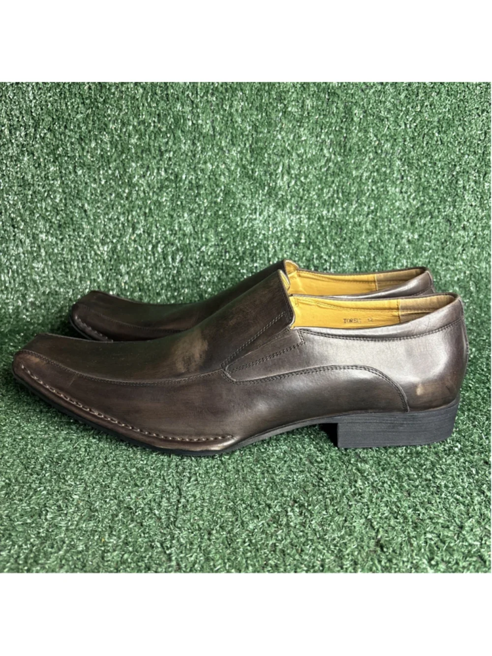 NEW Vintage Steve Madden 'Torell' Western Square Toe Loafer‎ Mens Size 12 Y2K